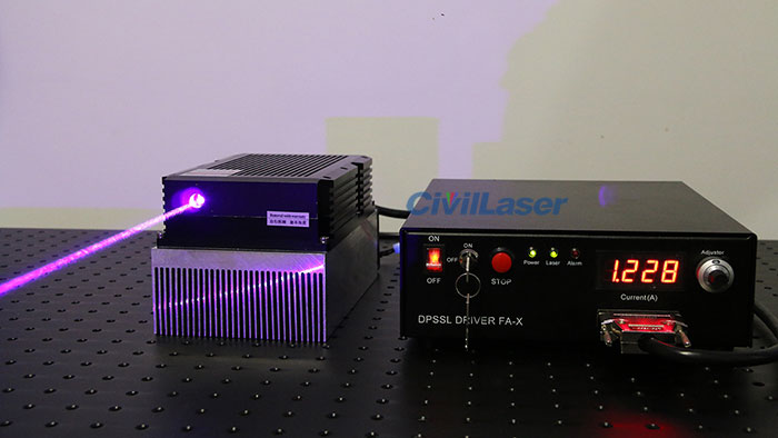 450nm Azul Láser semiconductor 15000mW Alto Voltaje Laser